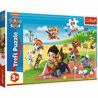 Puzzle 24el Maxi Zabawa na kocu, PAW PATROL Psi Patrol 14346 Trefl