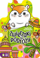 Książka Zakręcone kolorowanie, Zwierzaki w podróży