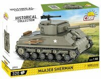 Cobi 2711 Historical Collection WWII Czołg M4A3E8 Sherman