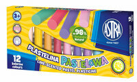 Plastelina pastelowa 12 kolorów ASTRA