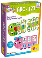Edukacyjna gra do nauki literek i cyfr, ABC-123 Lisciani