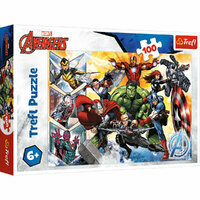 Puzzle 100el, Avengers Marvel, Iron Man, Hulk Thor  