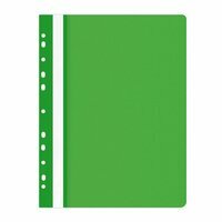 Skoroszyt miękki, wpinany OFFICE PRODUCTS PP A4 100/170mikr. Zielony