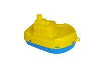 Zabawkowy statek holownik dla dzieci, różne kolory