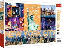 Puzzle Neon Color Line Neonowe Miasto New York 1000 elementów Trefl