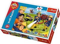 Puzzle 30el Gotowi by pomagać Strażak Sam, Trefl