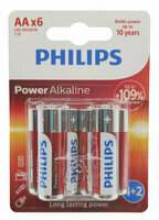 Bateria PHILIPS LR6 Power Alkaline 6 szt. w opakowaniu