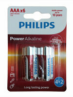 Bateria PHILIPS LR03 Power Alkaline 6 szt. w opakowaniu