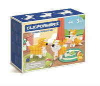  Klocki CLICKFORMERS Yellow and white friends 74el