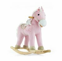 Koń na biegunach, Pony pink, konik różowy, Milly Mally
