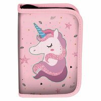Piórnik z wyposażeniem Jednorożec UNICORN PINK P2JE-001 PASO