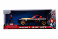 Auto Marvel Black Widow, Chevy 1966 1:24, Dickie
