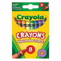 Kredki świecowe 8 kolorów Crayola