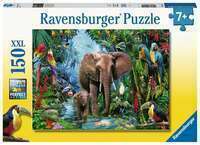 Puzzle XXL Słonie w dżungli 150el
