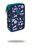 Piórnik podwójny z wyposażeniem Jumper 2 Happy unicorn E66549 CoolPack