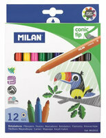 Flamastry 12 kolorów Milan