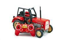 Traktor na radio URSUS C-360 BRUDER czerwony, E357-003 2.4GHz Double Eagle