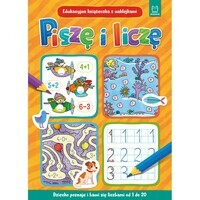 Edukacyjna książeczka piszę i liczę z naklejkami