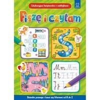 Edukacyjna książeczka piszę i czytam z naklejkami
