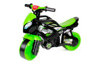 Jeździk motor zielono-czarny, motocykl dla dzieci
