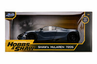 Metalowe auto kolekcjonerskie Fast&Furious Szybcy i wściekli Shaw's McLaren 720S 1:24 Dickie