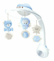 Infantino: Muzyczna karuzelka 3w1, niebieska