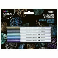 Pisaki metaliczne A 5 kolorów Kidea