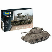 Czołg do sklejania Sherman M4A1, 1:72 03290 Revell