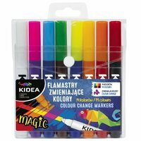 Flamastry zmieniające kolory KIDEA