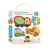 CzuCzu Puzzle progresywne Pojazdy na budowie