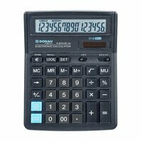 Kalkulator Donau Tech 16 cyfr funkcja pierwiastka czarny