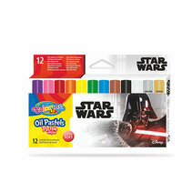 Pastele olejne trójkątne 12 kolorów Star Wars, Darth Vader