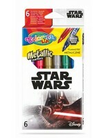 Flamastry metaliczne 6 kolorów Star Wars, Darth Vader