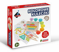 Pomysłowy skrzat Kolorowe kuleczki Układanka Montessori 